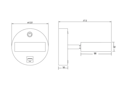 Спот Freya FR10010CW-L6MG