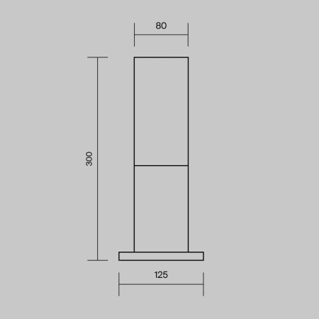 Ландшафтный светильник Outdoor O418FL-01B