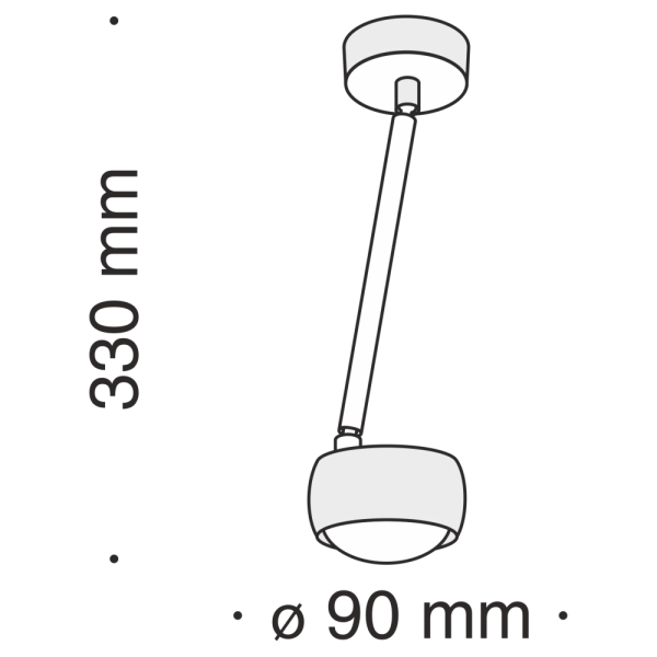Потолочный светильник Technical MOD072CL-L8B3K