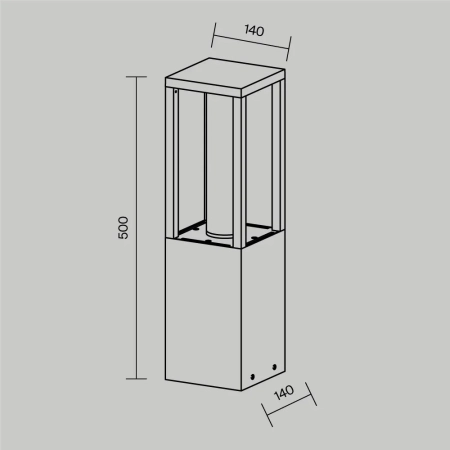 Ландшафтный светильник Outdoor O480FL-L12B3K