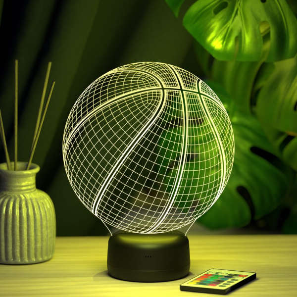 3D светильник  Светильник "Баскетбольный мяч"