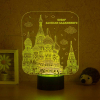 3D светильник  Собор Василия Блаженного