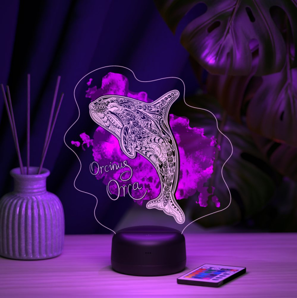 3D светильник  Светильник "Косатка"