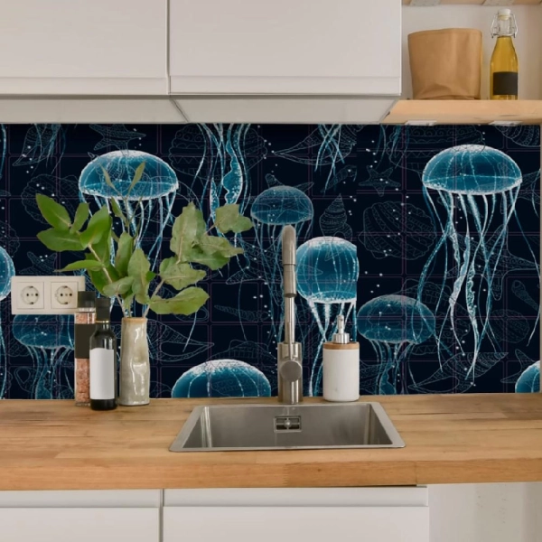 Панель ПВХ 0,2 мозаика «Морская феерия» Stella