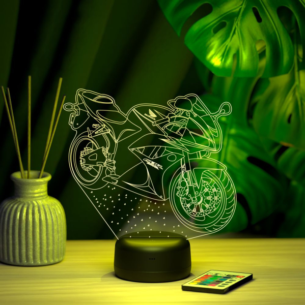 3D светильник  Светильник "Мотоцикл Honda"