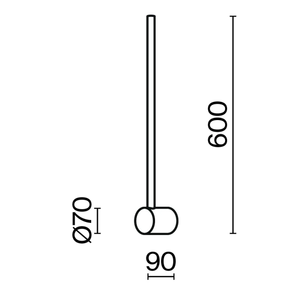 Настенный светильник (бра) Maytoni MOD237WL-L6B3K