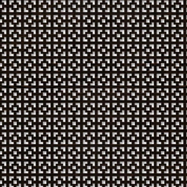 Панель декоративная перфорированная без рамки 1112х512 Дамаско Венге STELLA (2шт)