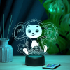 3D светильник  Чебурашка и апельсин