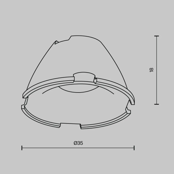 Аксессуары честный знак Technical LensD35-18