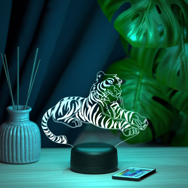 3D светильник  Светильник "Тигр"