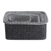 Набор из 4-х корзин для хранения sustainable collection, черный