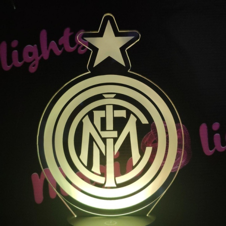 3D светильник  Интер (FC Internazionale Milano) - Интернационале