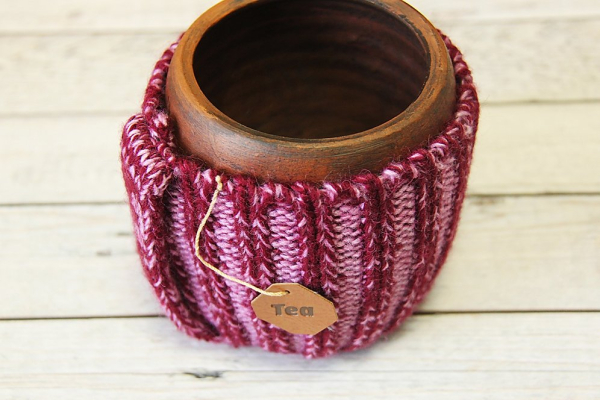 Вязаная кружка "Смузи"