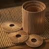 Корзина плетеная dholak beige из коллекции ethnic, размер s
