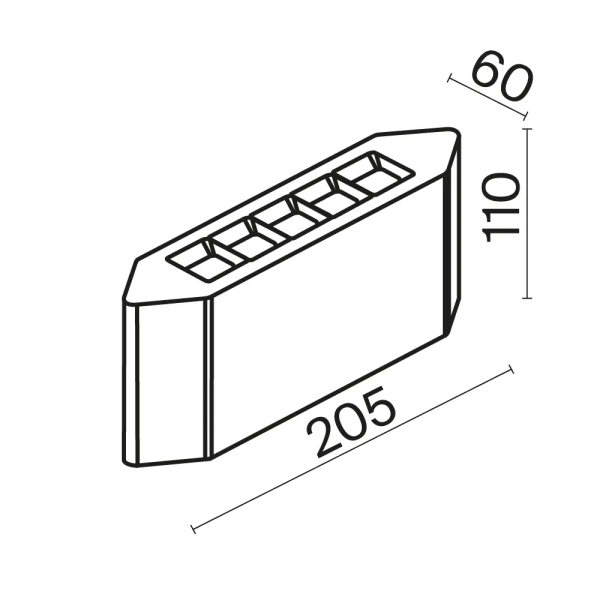 Архитектурная подсветка Outdoor O412WL-L5GF3K
