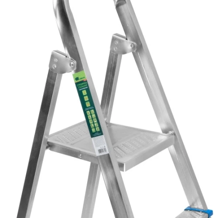 Стремянка, 5 ступеней, стальная, оцинкованная Сибртех