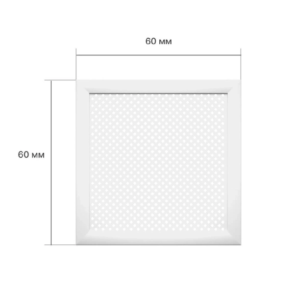 Экран для радиатора 60х60 см Глория белый STELLA