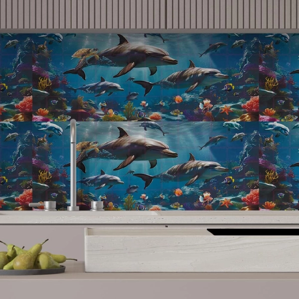 Панель ПВХ 0,2 мозаика «Легенды океана» Stella