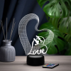 3D светильник  Светильник "Пара - Love"