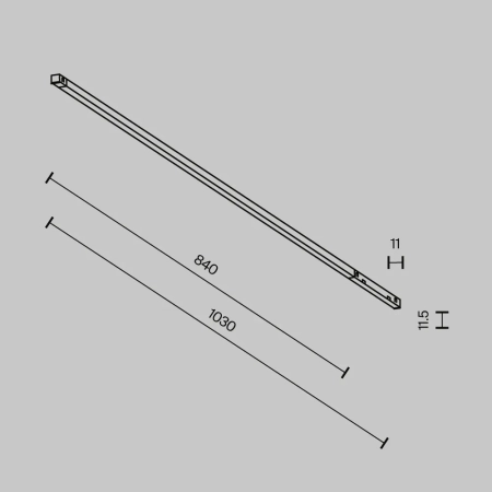 Трековый светильник Technical TR240-4-18WTW-DD2-B
