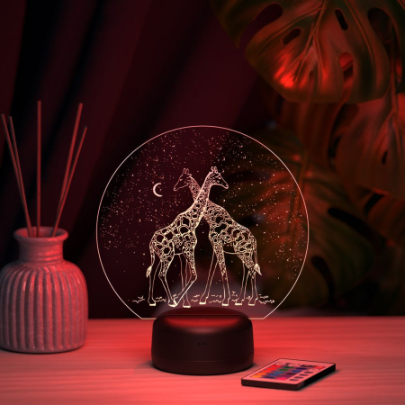 3D светильник  Светильник "Два жирафа"