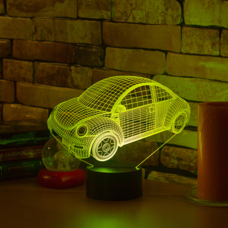3D светильник  Volkswagen Beetle 2010