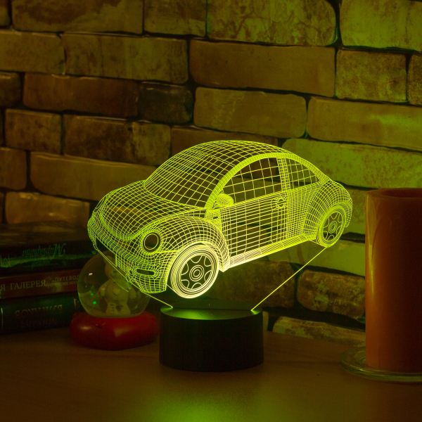 3D светильник  Volkswagen Beetle 2010