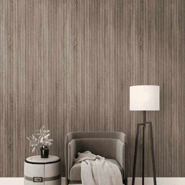 2К Панель Стеновая Реечная МДФ Stella Beats Standart Дуб Винтаж 2700x119x16 (4шт.упак.)