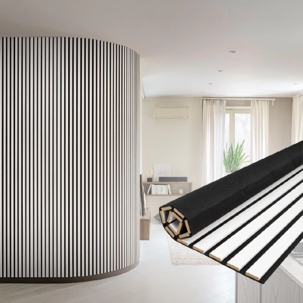 Панель Стеновая Акустическая Stella Comfort Standart Белый 2780х600х9 (уп.1шт.)