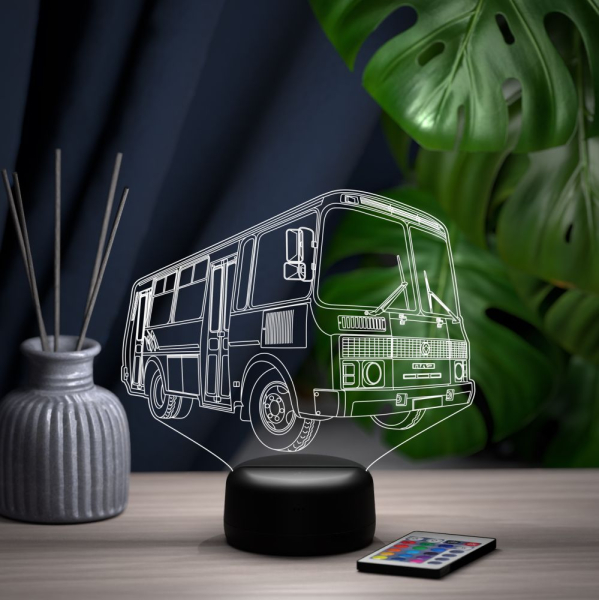 3D светильник  Светильник "Автобус"