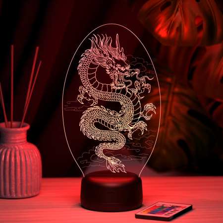 3D светильник  Светильник "Китайский дракон"