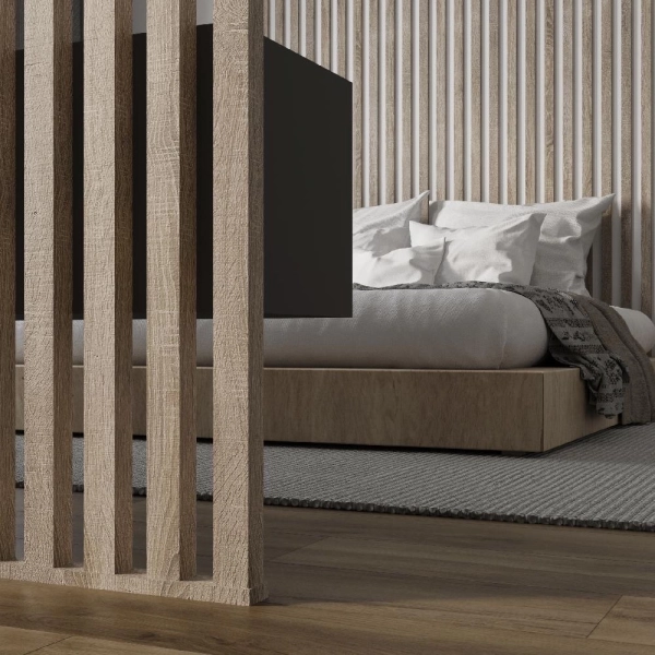 2К Интерьерная рейка МДФ Stella Бриона Standard Дуб Винтаж 16*40*2700 (уп.8 шт.)