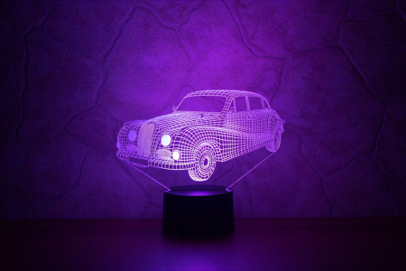 3D светильник  BMW 501 (ретро автомобиль)