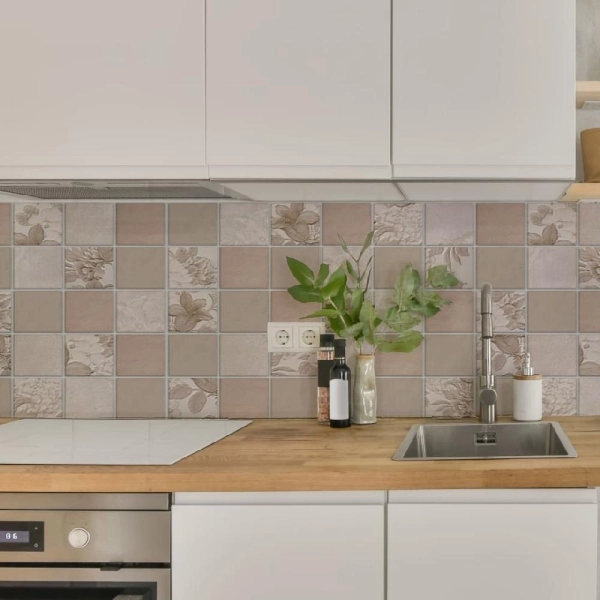 Панель ПВХ 0,3 плитка «Тайный сад» Stella