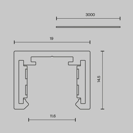 Шинопровод Technical TRX239-413B