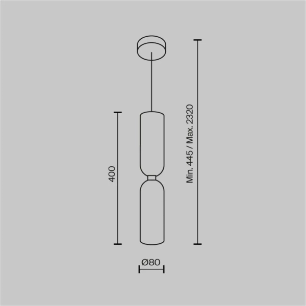Подвесной светильник Maytoni MOD177PL-01W