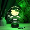 3D светильник  Весы - Hello Kitty