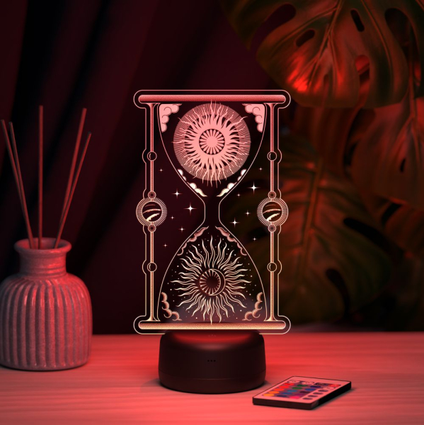 3D светильник  Светильник "Песочные часы"