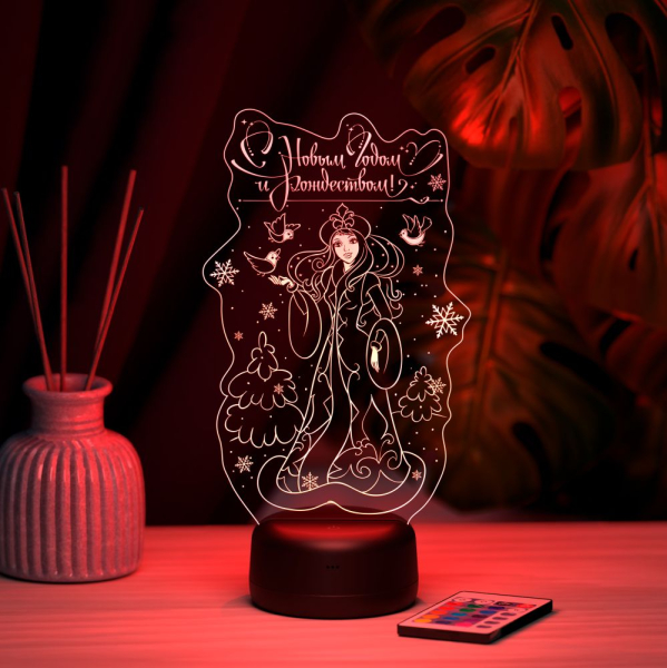 3D светильник  Светильник "Снегурочка"