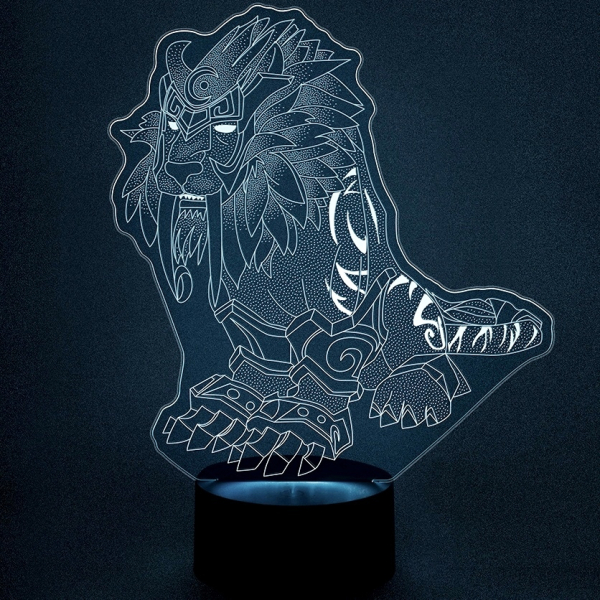 3D светильник  Питомец охотника Варкрафт (World of Warcraft)