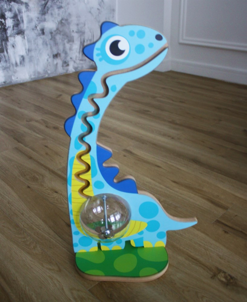 Копилка Динозаврик принт разноцветный