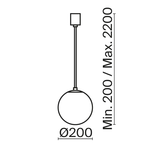 Подвесной светильник Maytoni P039PL-5W3K-20-B