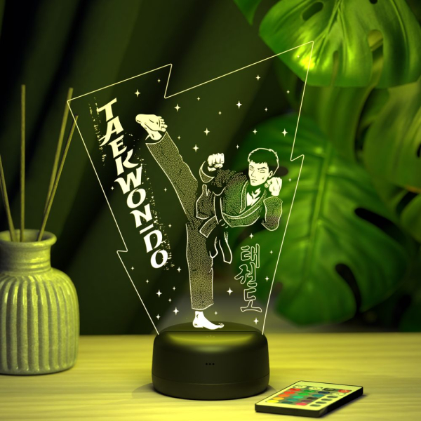 3D светильник  Светильник "Тхэквондо (Мальчик)"