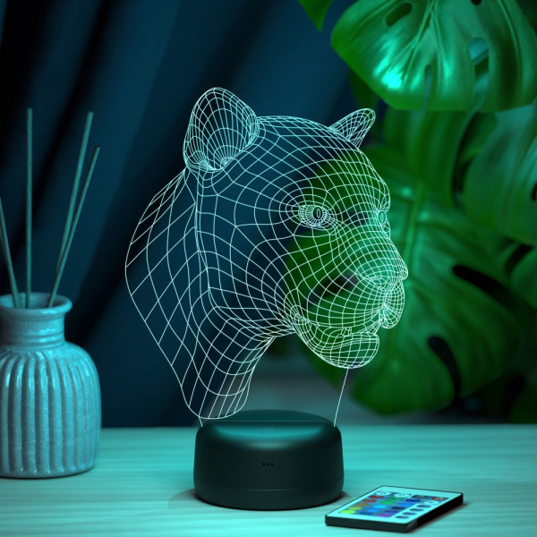 3D светильник  Светильник "Пума"