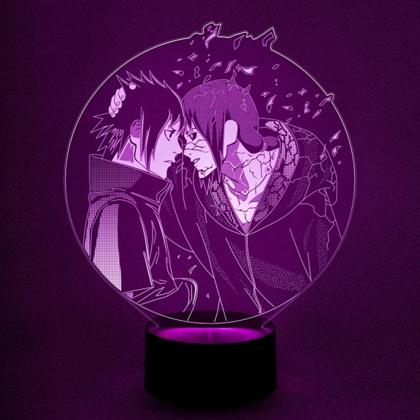 3D светильник  Итачи и Саске последний бой (Наруто)