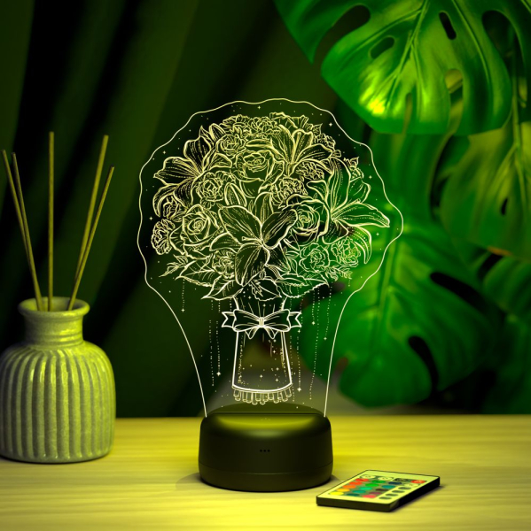 3D светильник  Светильник "Букет невесты"