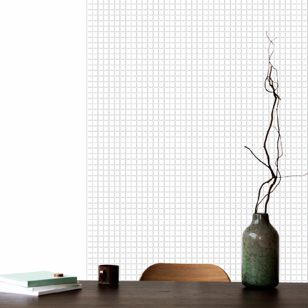 Панель ПВХ 0,3 мозаика Микс белый