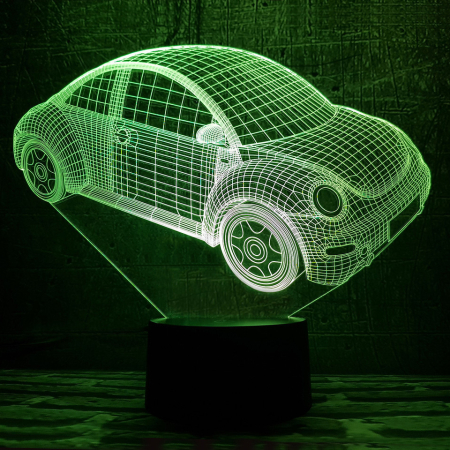 3D светильник  Светильник "Volkswagen Beetle 2010"