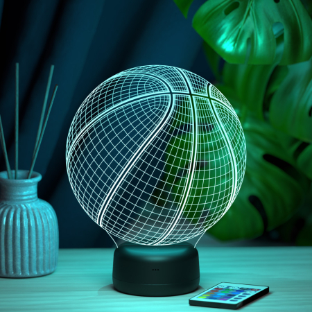 3D светильник  Светильник "Баскетбольный мяч"