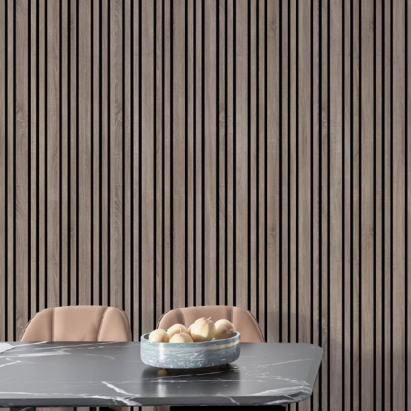 Панель Стеновая Акустическая Stella Comfort Dream Standart Дуб Винтаж 2780х600х9 (уп.1шт.)